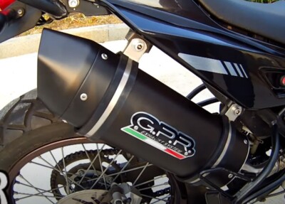 Derbi Senda Drd 125 R SM 2009/13 EXHAUST FURORE NERO SLIP-ON BY