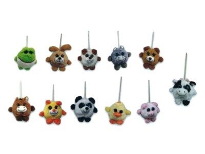 SUNKID - MINI BIG EYE KUSCHELBALL - Mini-Plüschtiere Anhänger - 12 zur Auswahl!