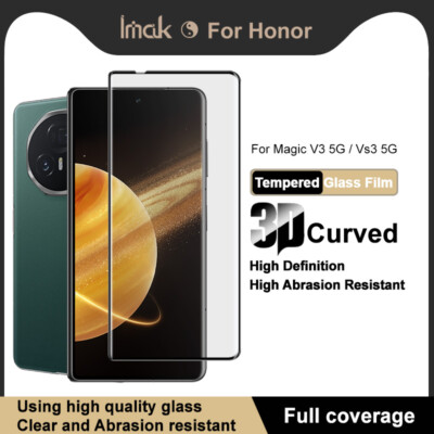 For Honor Magic V3 5G, imak 3D Curved 9H Tempered Glass Screen Protector
