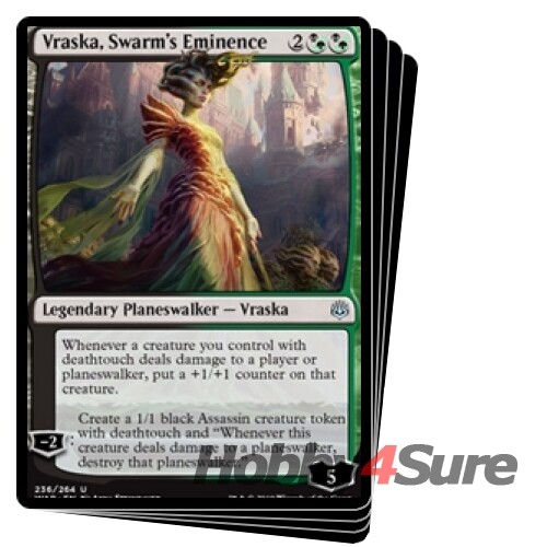 Vraska, Swarm's Eminence X4 M/NM Magic: The Gathering MTG War Of The Spark - Picture 1 of 1