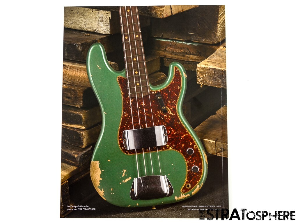 Fender 2022 Custom Shop Guitar Design Guide CATALOG Strat Tele