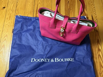 Dooney & Bourke Florentine Large Amelie Shoulder Bag in Fuchsia w/ Dust Bag 
