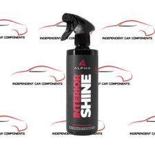Alpha Detailing Interior Shine 500ml - Car Plastic Rubber Trim Dressing ALP402