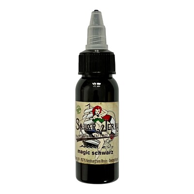 Sailor Jerry Tattoofarbe Magic Schwarz 30ml Tattoo Farbe Tätowierfarbe Ink Black