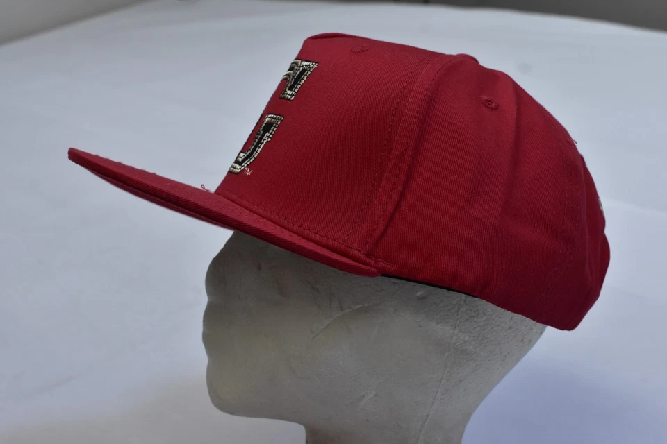 Cactus Jack x Travis Scott Mitchell & Ness Georgia Bulldogs UGA Red Snapback Hat - Image 2 of 4