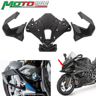 For BMW S1000RR 19-20+ Real Carbon Fiber Spoiler Fxed Winglets