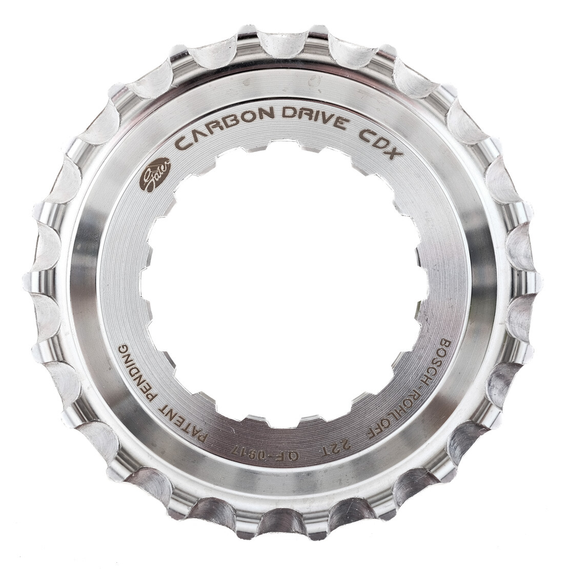 Produktbild von GATES CDX Rohloff Riemenscheibe Hinten – 22 Zähne, Edelstahl, Für Rohloff-Getriebenabe