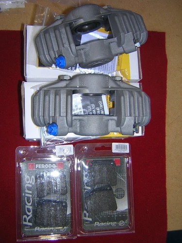 AP Lockheed 2 pot Caliper CP2696 x 2 with Ferodo FDB342CPRO Brake Pads x 2. New