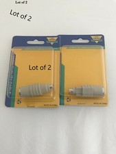 Lot of 2 Din-5 Female to Mini-Din 6-Pin Male AT to PS/2 Keyboard Adapter