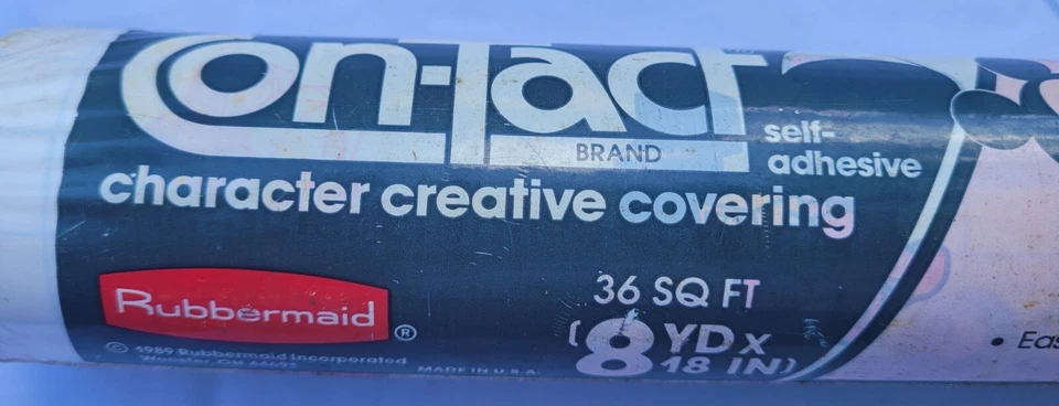 Новая контактная бумага Disney Babies 1989 Rubbermaid ширина 18 дюймов 8 ярдов Микки Минни - Изображение 3 из 4