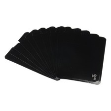 10Pcs RFID Blocking Sleeve Aluminum Identity Theft Prevention Credit Cards Black
