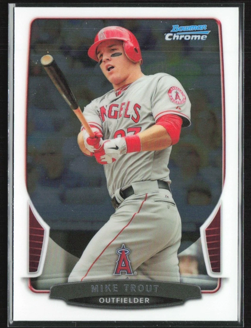 Mike Trout 2013 Bowman Chrome B #50 Los Angeles Angels