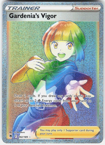 Pokemon Gardenia's Vigor 202/189 Rainbow Rare Astral Radiance Pokemon Holo NM
