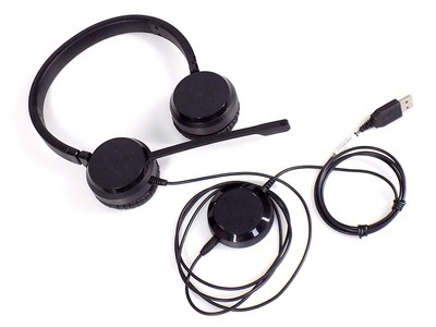 Dell Pro Stereo Headset UC350 Kabelgebundener On-Ear USB Kopfhörer, NEUW. OVP