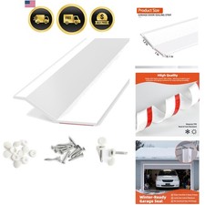 Garage Door Seal Top and Sides, 40 FT Universal TPE Weather Stripping Garage ...