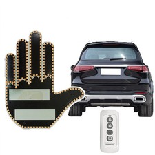 Finger Gesture Light Funny LED Hand Sign Remote Glowgesture Car Truck, FGL-240Z