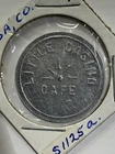 Colorado, Salida Little Casino Cafe Aluminum 5 Cent Round Token 321078