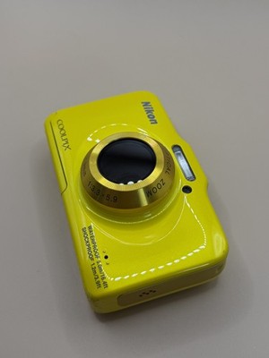 Yellow Nikon COOLPIX S31 10.1MP Digital Camera Waterproof