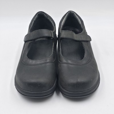 DANSKO Black Leather Mary Jane Clogs EUR 38   US 7.5 Used