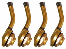 4x Felgenventile Metall V3-16-1 für LKW Lieferwagen Busse O 20,5 mm Nutzfahrzeug