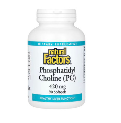 Natural Factors Phosphatidyl Choline 420mg, 90 Softgels