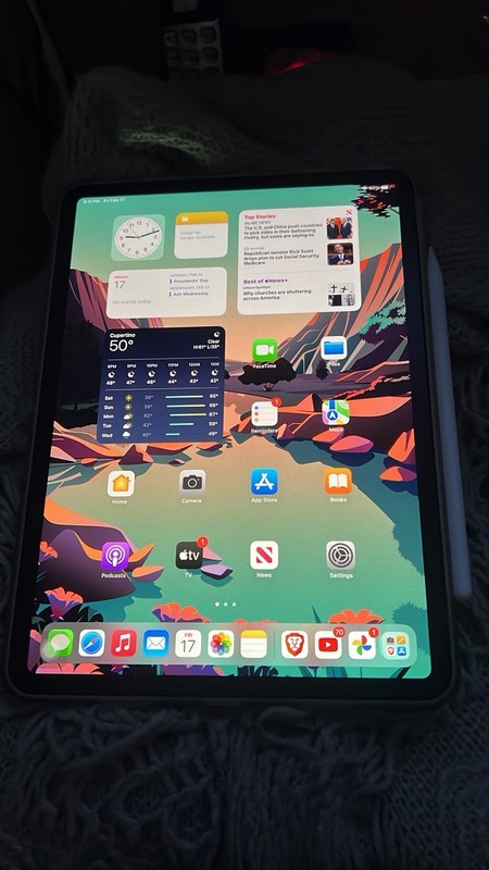 Apple iPad Pro 11" M2 256gb silver.