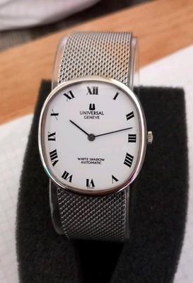 Universal Geneve White Shadow Automatic Uhr Ref 866 104