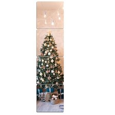 Unbreakable Full Length Wall Mirror,The Door Mirror,4Pack 13.5''x12'',Acrylic...