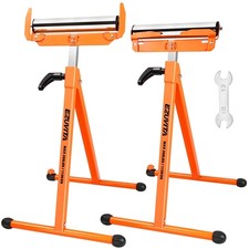 2-Pack Folding Roller Stands, 250 LBS Load Capacity Per Stand, 28 43.5" Ad