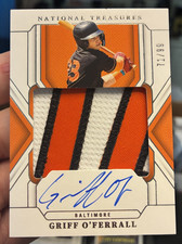 2025 National Treasures Griff O'Ferrall Rookie Patch Auto /99 Baltimore Orioles
