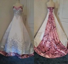 Gothic Sweetheart Wedding Dresses Lace Embroidery Briddal Gowns customsized