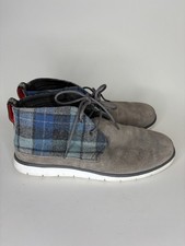 ugg treadlite Chukka Ankle Boots Casual Men Size 41.5 US 8.5 Gray Suede