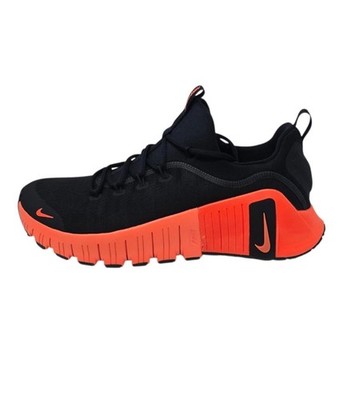 Nike Free Metcon 6 Black Hyper Crimson (Orange) Men's Size 11.5 Gym FJ7127 004