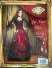 InCharacter Girls Women Lady Gothic Vampire Dracula Halloween Costume Medium 