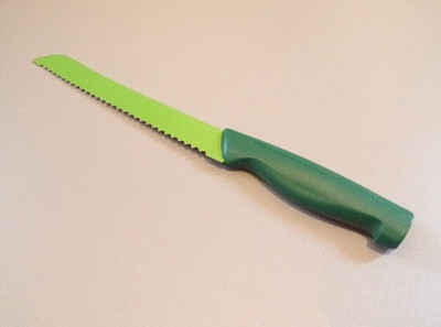 NEOFLAM Brotmesser Edelstahl Japanese High Carbon Stainless Steel Grün