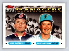 1993 Topps - Major League Managers Mike Hargrove, Rene Lachemann #505