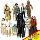 1977 Kenner Star Wars FIRST 12, 3 3/4" FIGURE LOT READ  Vader Leia Luke R2 C-3PO
