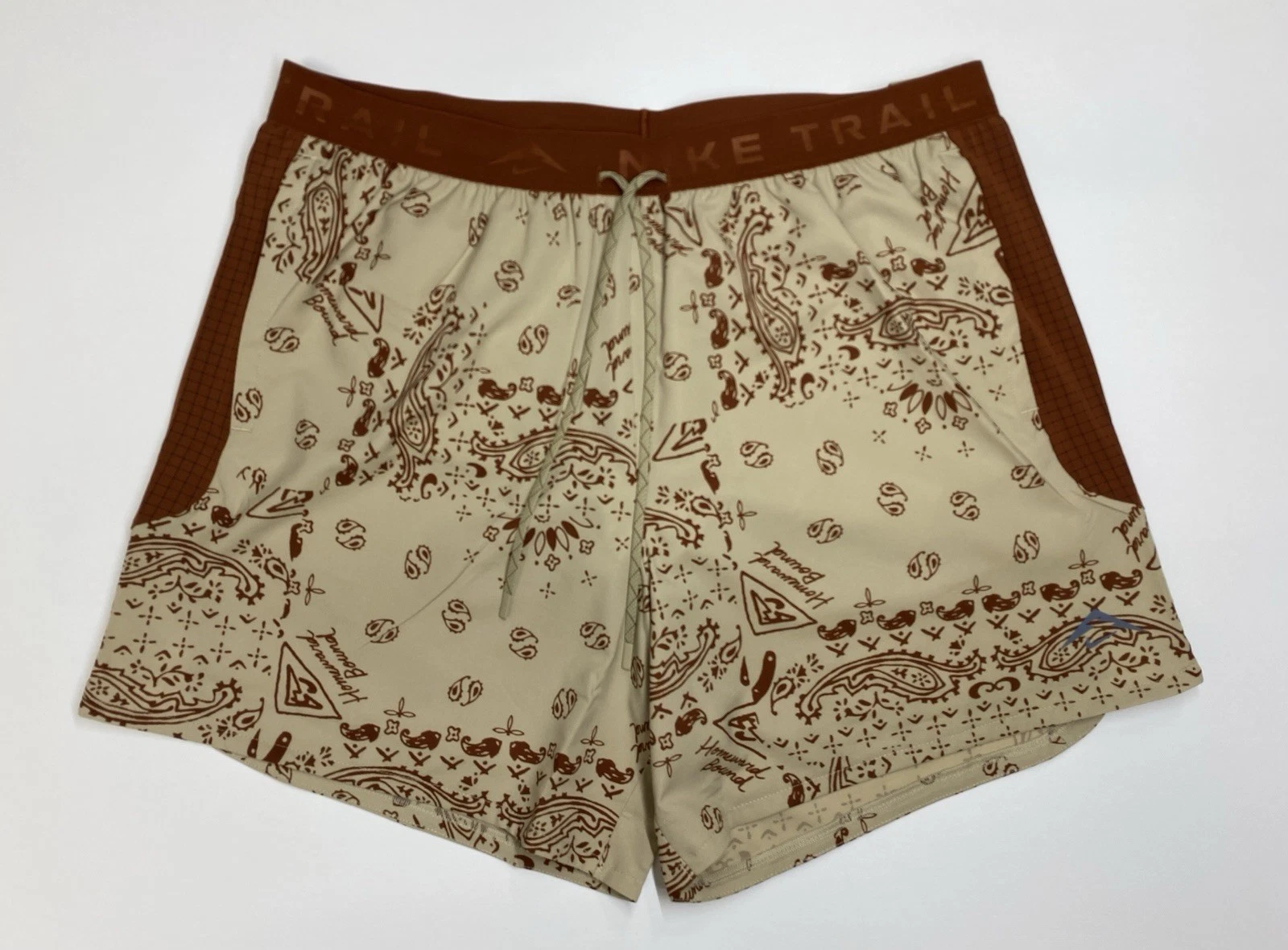 Nike Trail Dri-FIT 6" Brief-Lined Khaki Red Running Short HJ4174-253 Size L
Opens in a new window or