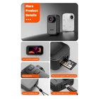Compact 1080P Camera with Magnetic Lanyard and 147 Inch IPS Display Screen
