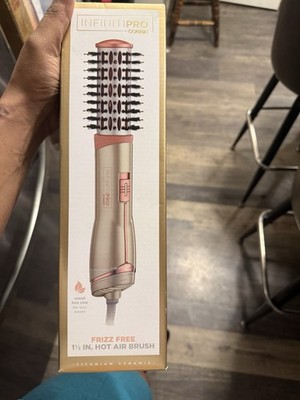 Infiniti Pro by Conair Frizz-Free Hot Air Brush 1.5'' Titanium Ceramic