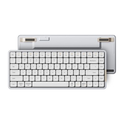 LOFREE Flow84 Low Profile Mechanical Keyboard, 75 Percent Compact, White 
