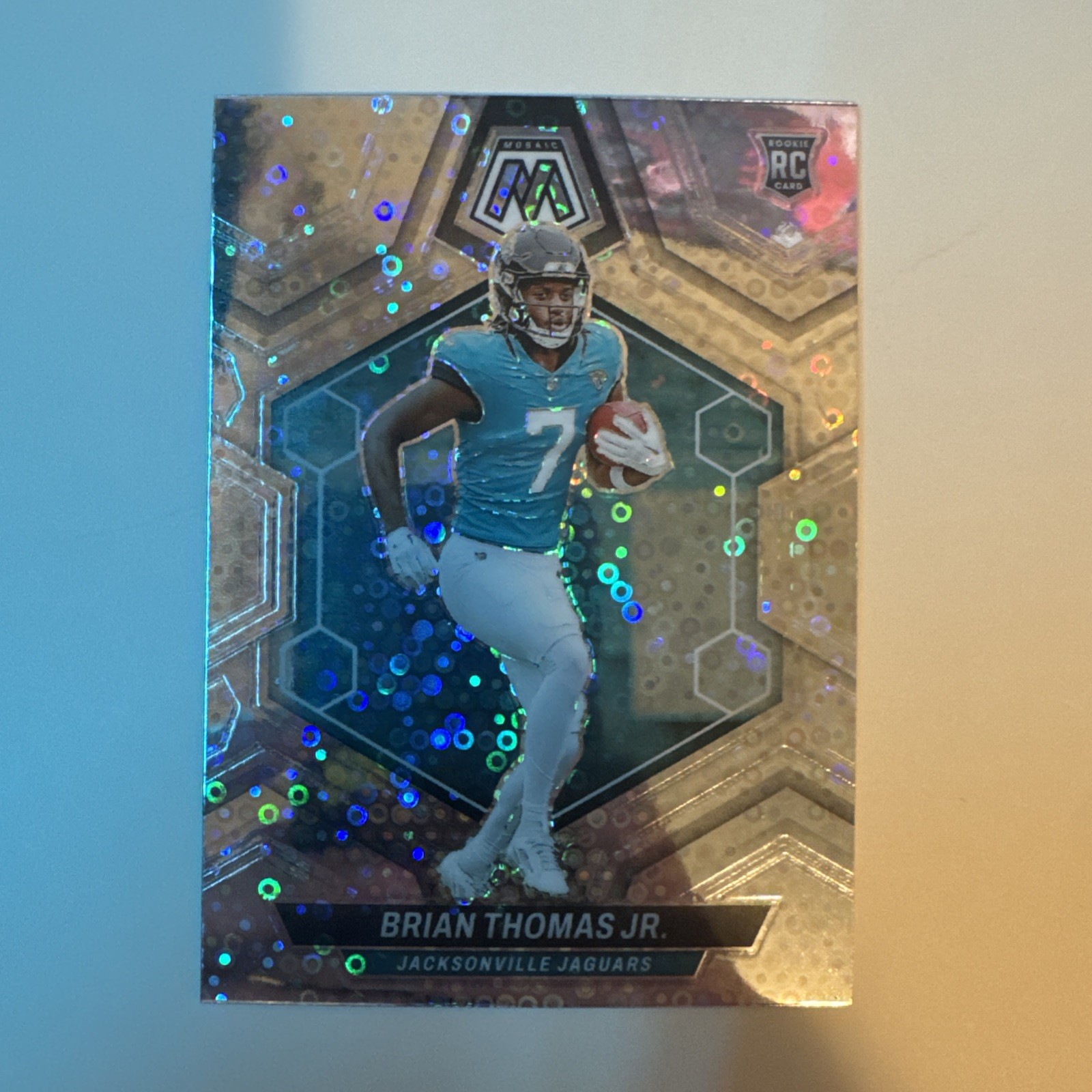 2024 Panini Mosaic - Rookies Brian Thomas Jr. #323 No Huddle Silver Mosaic Prizm