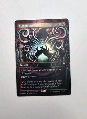 MANAMORPHOSE [Foil Borderless] MTG Special Guest SPG ECL Lorwyn 0142 Magic