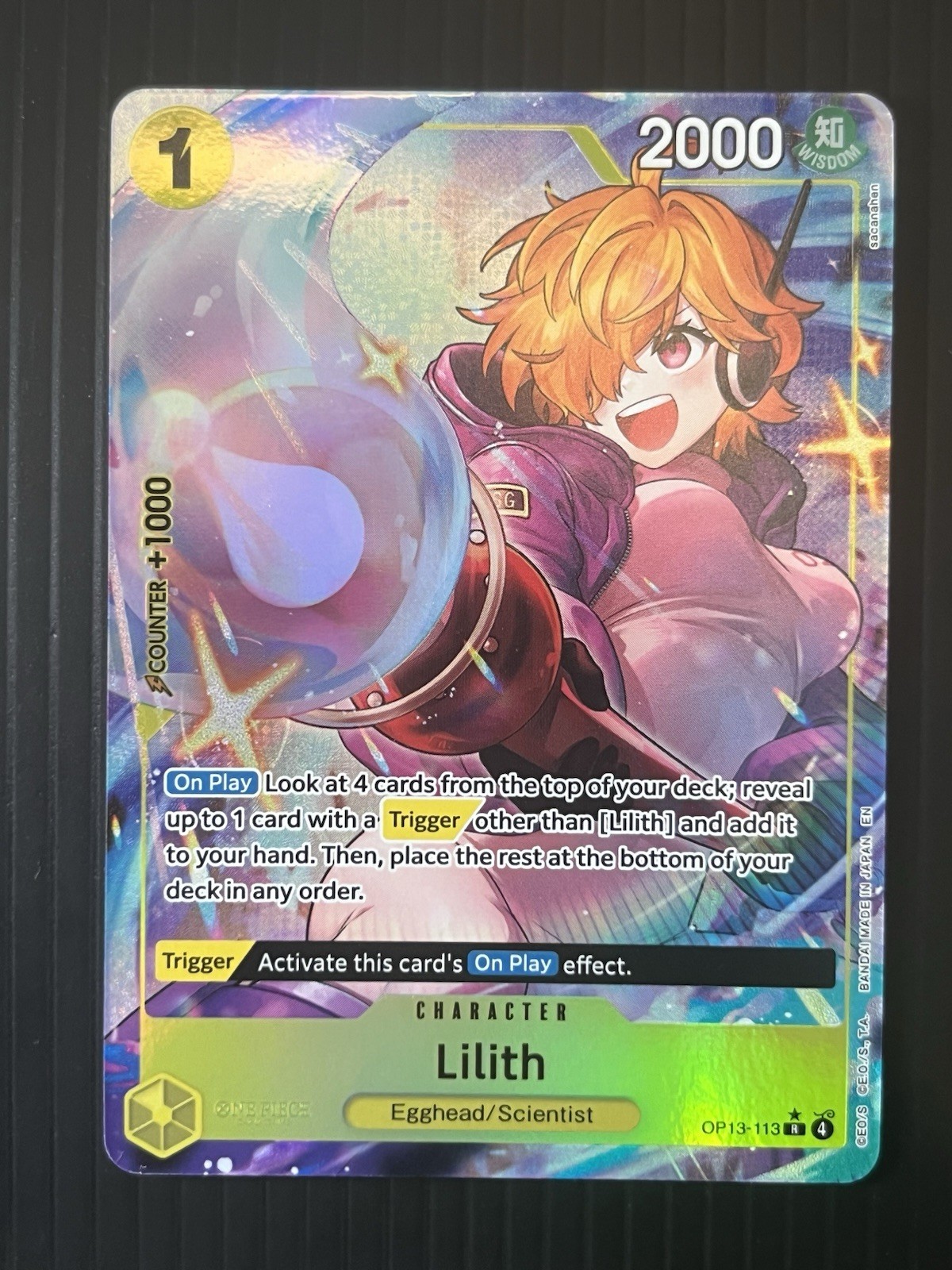 One Piece - Lilith - Op13-113 - Carrying On His Will - Rare Alt Art - English