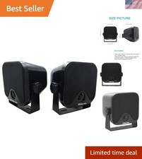 4-Inch Waterproof Marine Speakers - HIFI Outdoor Sound for Off-Road Adventures