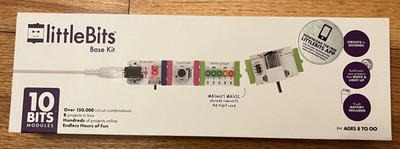 LittleBits 10-Bit Base Kit   Complete with Accessories, Used, All Parts Included
