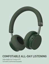 Mixsoul Active Noise Cancelling On-Ear Wireless Bluetooth Headphones with Up to