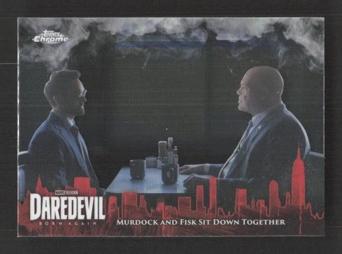 Murdock and Fisk Sit Down 2025 Topps Chrome Marvel Studios Daredevil #DD-15!