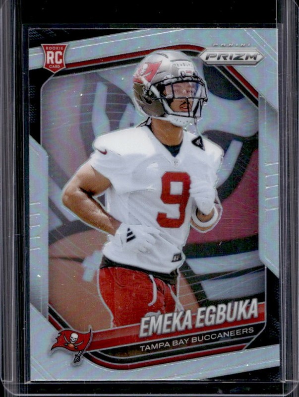 2025 Panini Prizm Emeka Egbuka RC Silver Rookie #351 Buccaneers