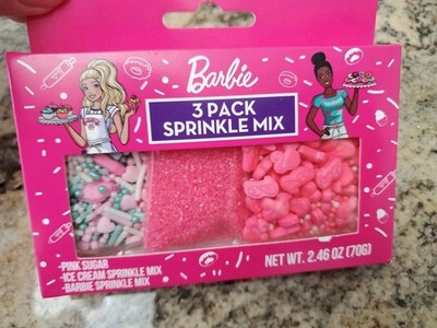 BARBIE Baking Sprinkle Mix COOKIES CUPCAKES CAKE DECORATING ICE CREAM